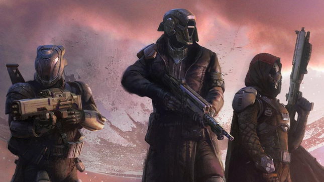 Concept art shows off Destiny 1's Guardians. 